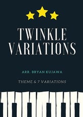 Twinkle Variations Piano piano sheet music cover